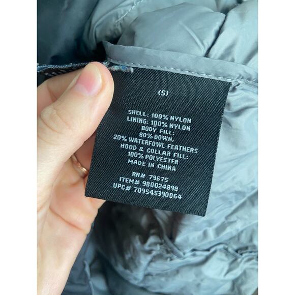 London Fog Black Light Weight Packable Down Puffer Jacket Black Size Small - Picture 4 of 5